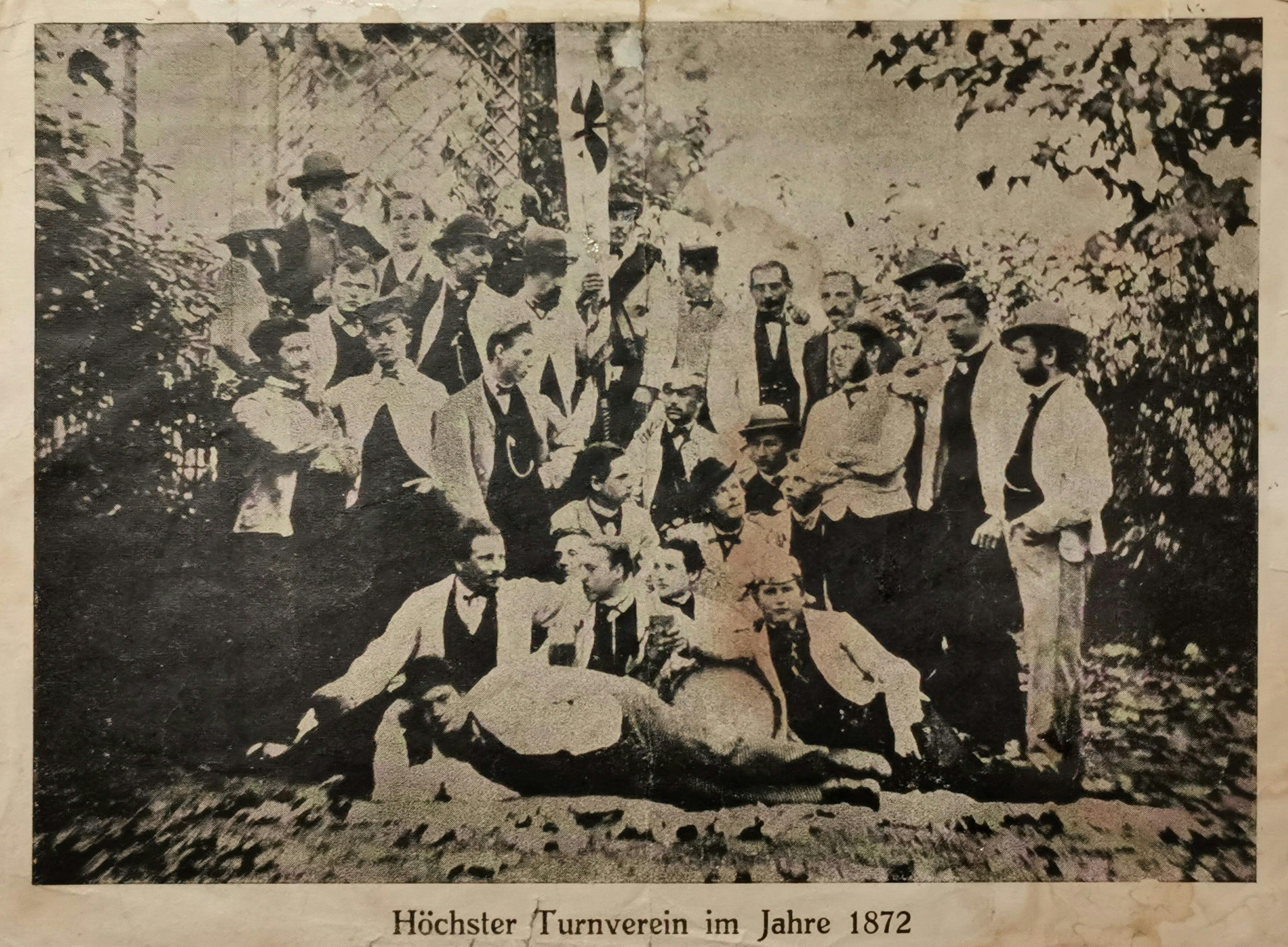  Höchster Turnverein im Jahre 1872